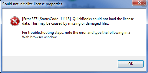 QuickBooks Error 3371