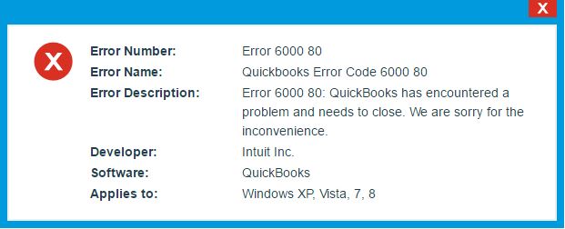QuickBooks Error 6000