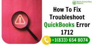 QuickBooks Error Code 1712
