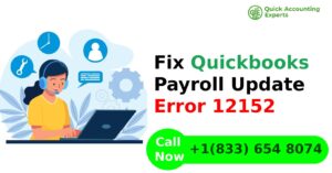 Quickbooks Payroll Update Error 12152